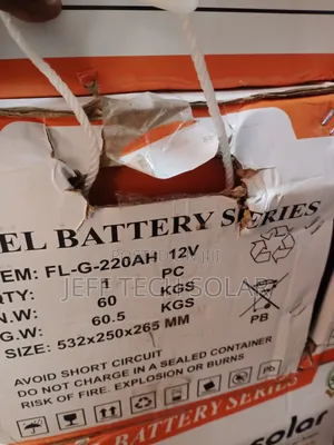 220ah Original Choice Solar Dry Cell Battery 12v