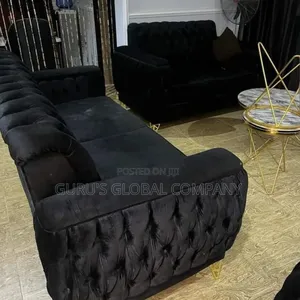 7 Seater Luxury Brown, Black Chairs