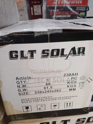 Original GLT Solar Dry Cell Battery 230 Ah