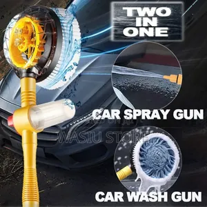360° Spin Wash Mop, High Pressure Foam Car Cleaning Brush