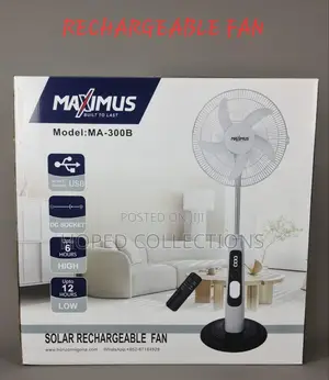 Maximum Rechargeable Fan
