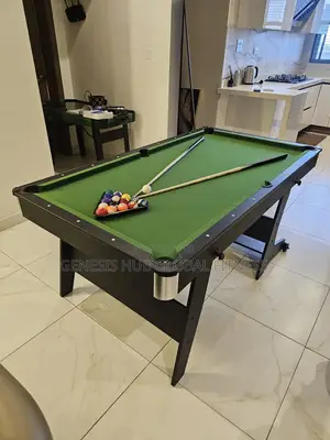 New 6feet Foldable Snooker Board With Complete Accessories