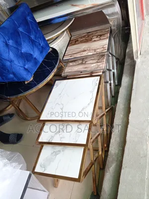 3 in 1 Marble Side Stools