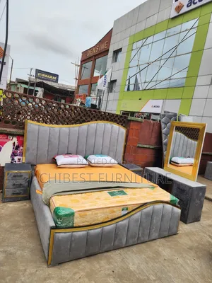 6by6 Grey Set of Bed.