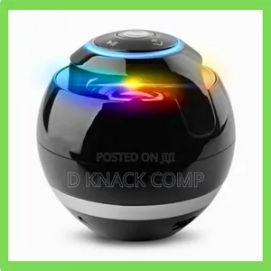 A18 Portable Bluetooth RGB Led Speaker Ball FM Radio MP3