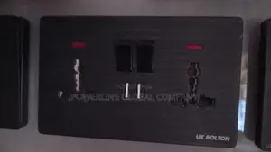 13amps Double Socket With Usb Port for Homes/ Hotels/ Lounge