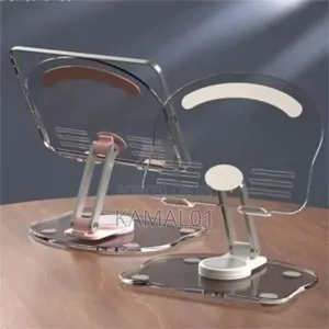 Rotatable Acrylic Tablet Stand Multiple Uses Phone Bracket.