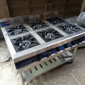 6burner Commercial Cooker Without Oven
