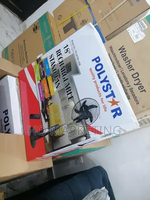 Top Pick Polystar Rechargable Stand Fan [Pv-3018b]