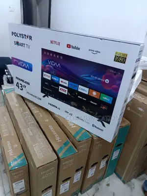 Quality 43inches Polystar Frameless Tv