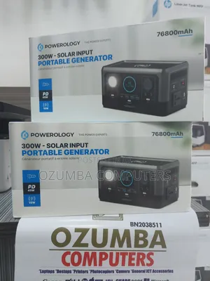 Powerology 300w Solar Input Portable Generator