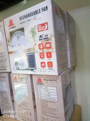 Rechargeable Solar Fan