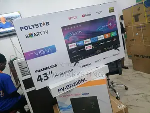 Improved 43 Inches Polystar Smart TV