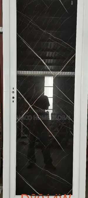 Turkey Toilet Full Glass White Frame 750 Size