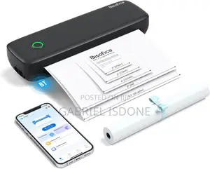 Portable 2in 3in 4in Self-Adhesive Paper Label A4 Printer