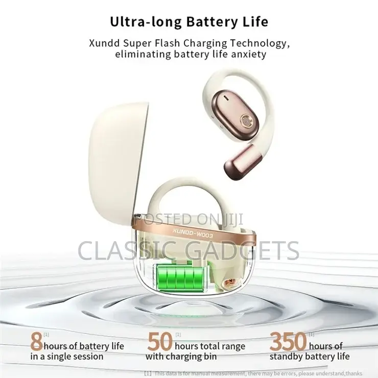 XUNDD W003 Open-Ear Waterproof Wireless Bluetooth Earphone