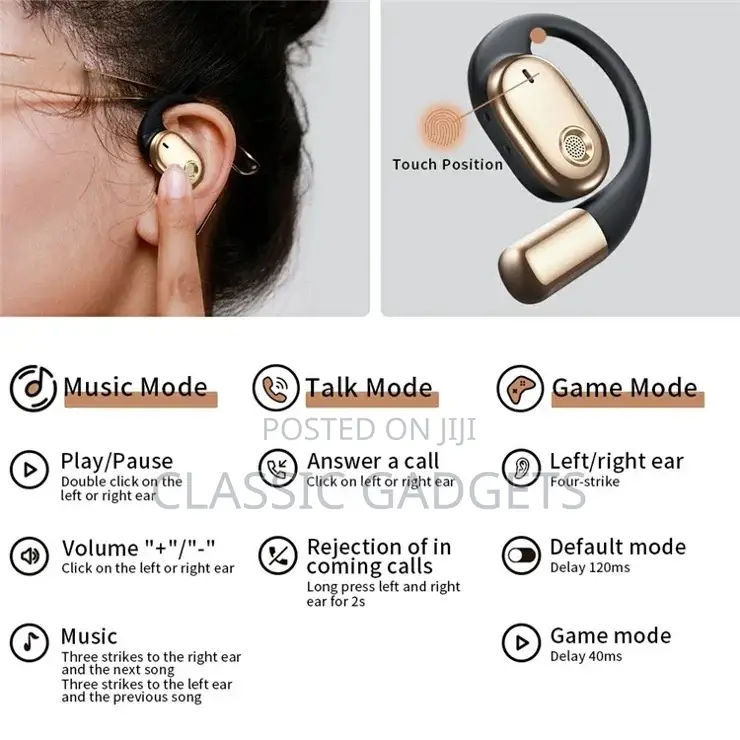 XUNDD W003 Open-Ear Waterproof Wireless Bluetooth Earphone