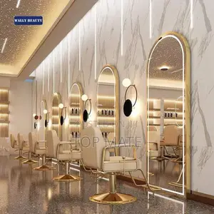 Golden Frame LED Mirror