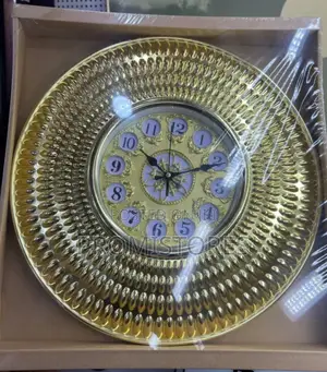 Gold Decorative Design Wall Clock 40cm