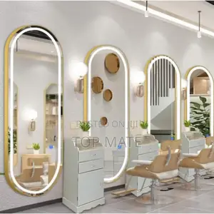 Golden Frame LED Mirror O6