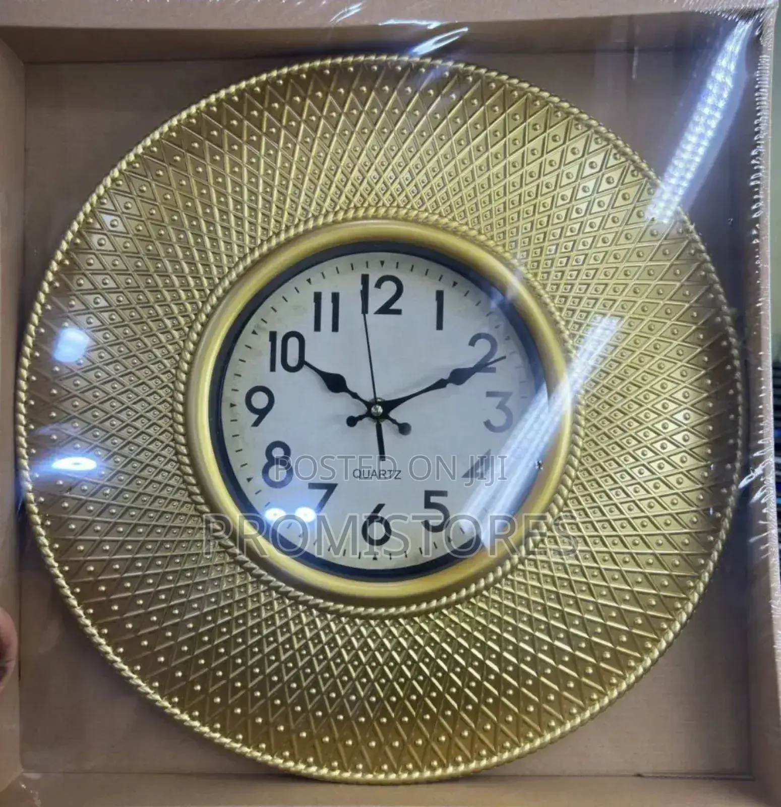 Gold Decorative Design Wall Clock 40cm