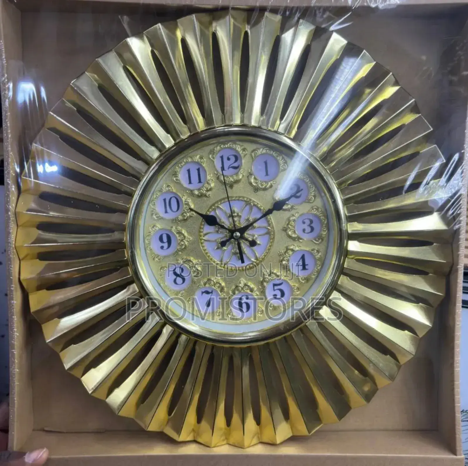 Gold Decorative Design Wall Clock 40cm