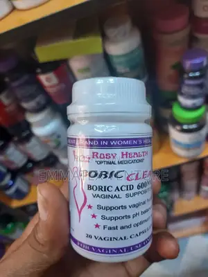 Boric ACID 600mg *20 Vaginal Capsules
