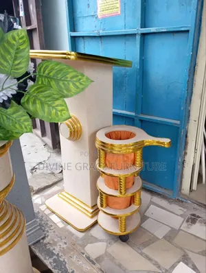 Pulpit and Offering Basket