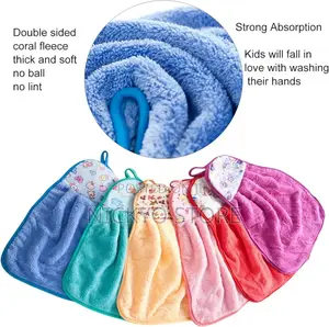12pcs Super Soft Hanging Hand Towel for Kitchen and Bathroom