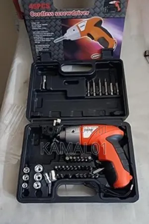 Floriscatm Cordless Electric Screwdriver With Bits Holder