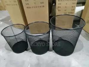 Medium Black Mesh Waste Dust Bin