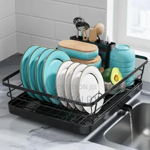 Compact Stainless Steel Dish Drying Rack