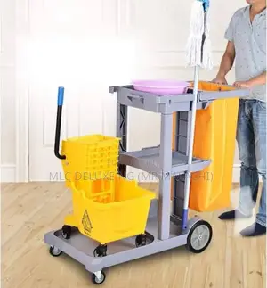 Janitor Multipurpose Cleaning Cart (Hotel/Office Etc,Trolley