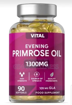 Evening Primrose Oil Capsule (90 Softgels, 1300mg) |