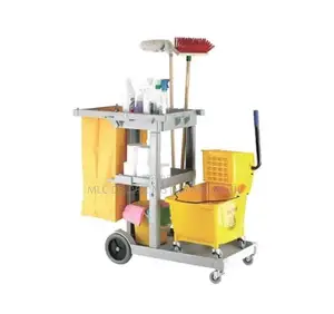 Housekeeping Cleaning Cart/Janitor Utility Trolley(Hotel Etc