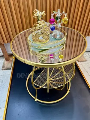 Hemispheric Glass Center Table
