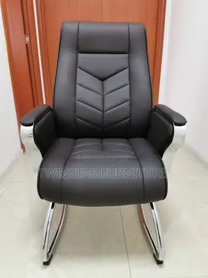 Modern Executive Office Leather Visitors Chair
