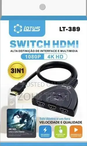 3in1 HDMI Switch Selector