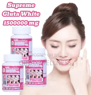 Gluta White Capsules for Anti-Aging, Skin Brightening and Skin Health