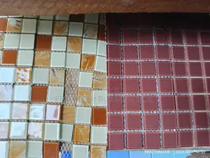 Brown Crystal Colours Mosaic Tiles