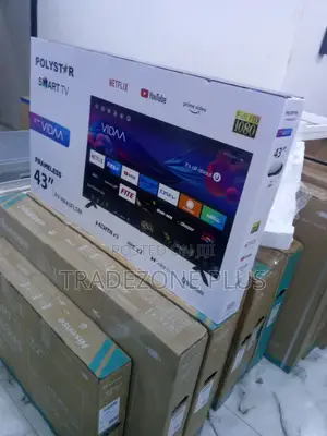 Polystar 43" Smart Vidaa Full HD Frameless TV