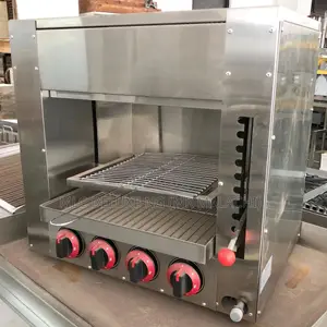 (Adjustable)4 Burners Salamander Kitchen Grill/Chicken Grill