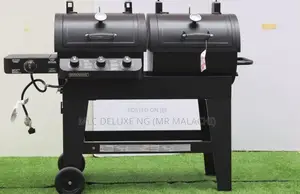 Drum Type Charcoal N Gas BBQ Griller(Combined)Barbecue Grill