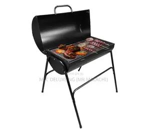 Portable Outdoor Charcoal Barbecue Griller/Hangout BBQ Grill