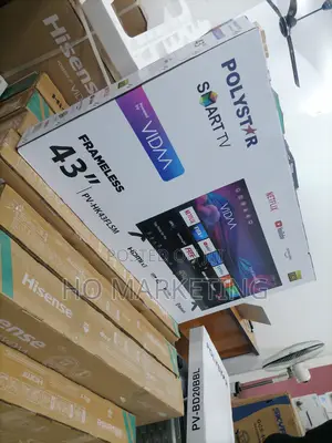 Frameless Polystar 43 Inches Smart TV