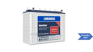 Luminous 220ah/12v Inverlast Tall Tubular Battery