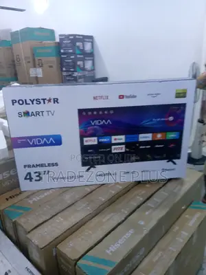 Quality Polystar 43" Smart Vidaa Full HD TV