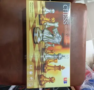 Medium Silver and Gold Chess Game