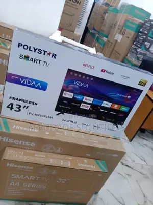 New Polystar 43” Smart Ultra HD TV