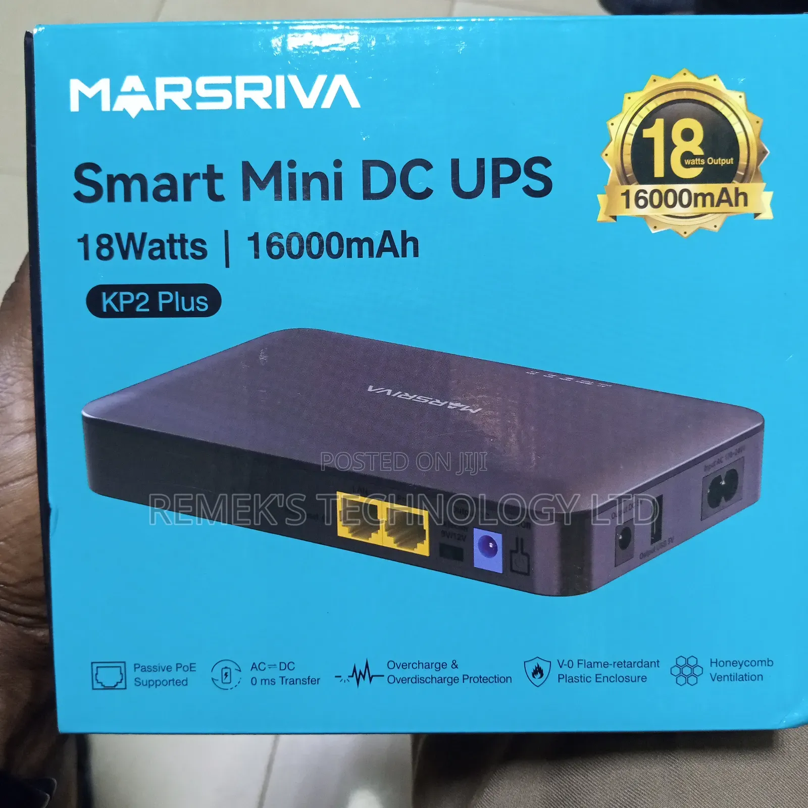 Smart Mini DC UPS 18watts 16000mah